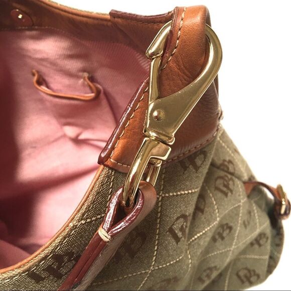 Dooney & Bourke large signature shoulder sack - Picture 11 of 14